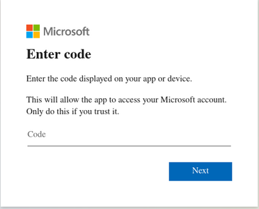 Modrinth Startup Sign In Microsoft Code